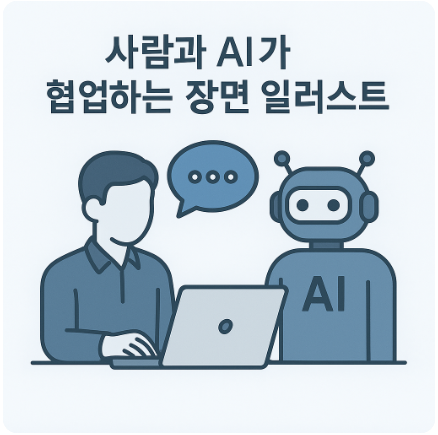 사람과 ai가 협업하는 장면