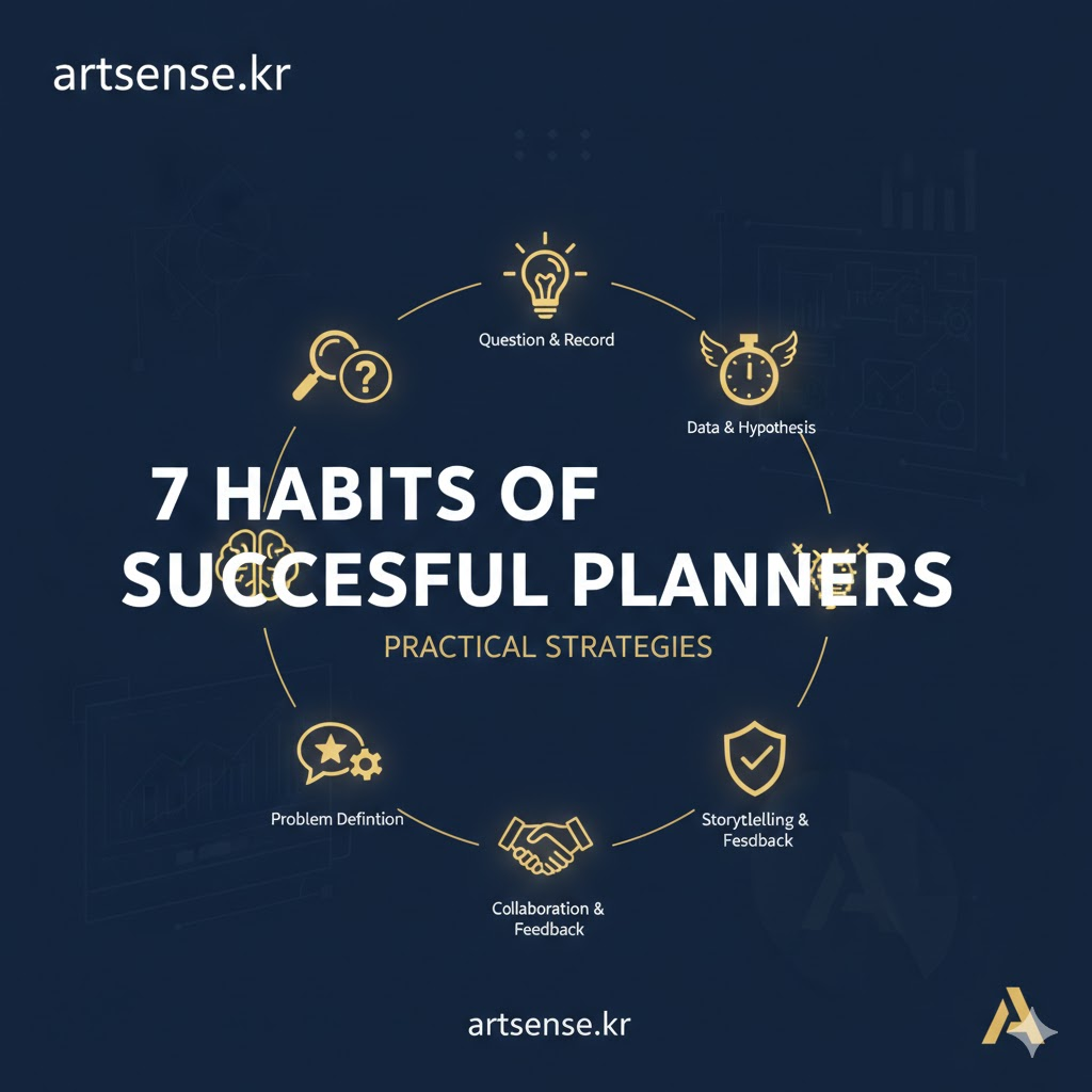 성공하는 기획자의 7가지 습관: 실무에서 바로 써먹는 전략