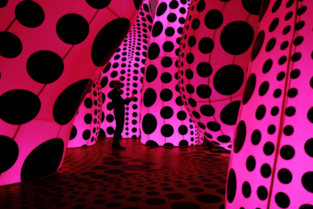 Kusama exhibit at the Tel Aviv Museum of Art (2022)
